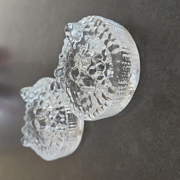 Pair of littal Finland Ultima Thule crystal candle holders.  Flawless - Picture 4 of 5